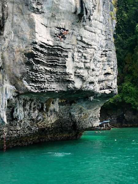 Deep Water Soloing in Thailand