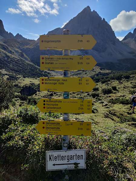 Wanderungen Steinseehütte