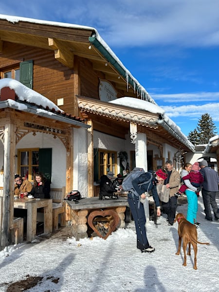 Terrasse der Korbinianhütte