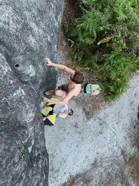 Bouldern in Fontainebleau