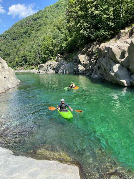 Das Valsesia und seine Seitentäler ist vor allem auch bei Kajakfahrer bekannt.
