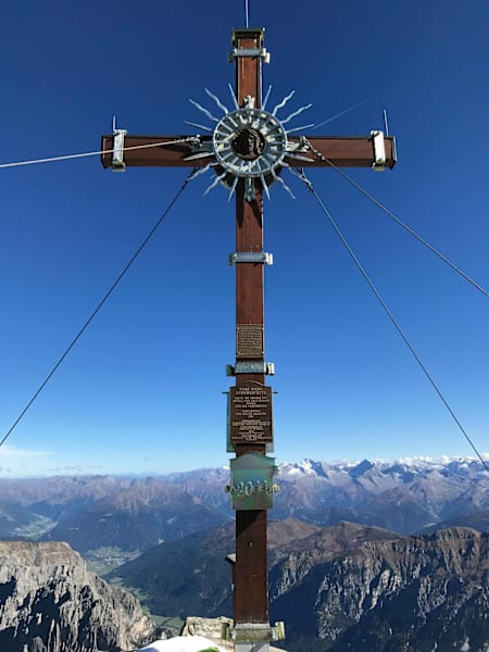 Das Gipfelkreuz am Habicht