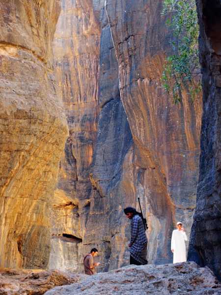 Klettern Campen Wandern Oman Bergwelten Schoepf
