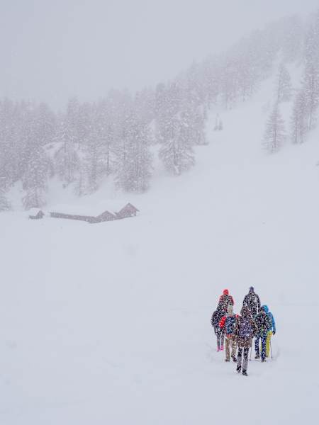 Winterwandern oder Skitour auf die Südwiener Hütte