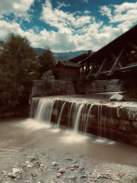 Am Radweg in Leogang