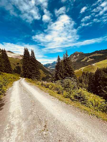 Aussicht auf der zweiten Etappe