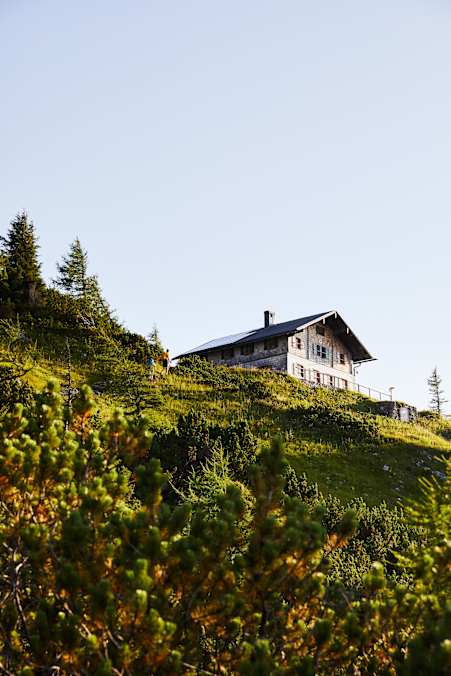 Das Zeppezauerhaus von unten