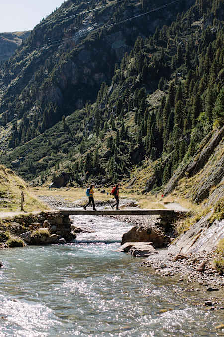 Auf dem Weg zur Sulzenau Alm