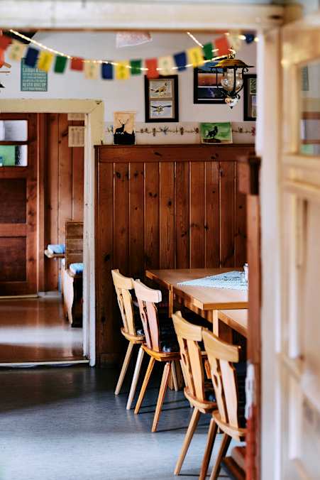 Die Stube des Ebenseer Hochkogelhauses