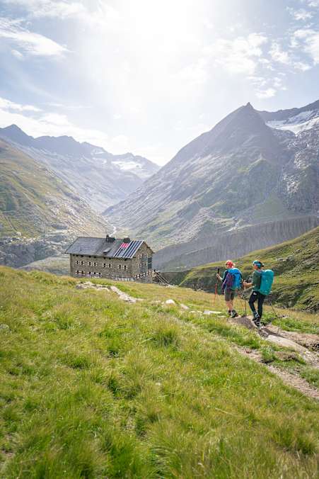 Am Weg zur Martin-Busch-Hütte