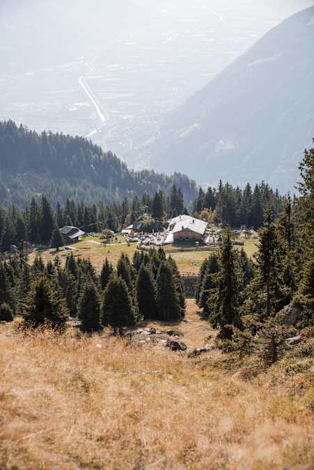 Das Hochganghaus im Naturpark Texelgruppe