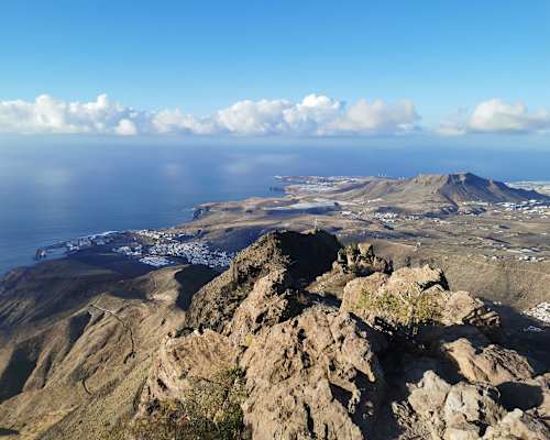 Weitwandern GR 131 Gran Canaria  Ausblick Christine Thürmer