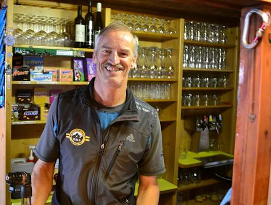 Peter Tembler in der Erzherzog-Johann-Hütte