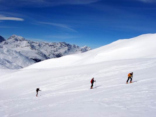 Aufstieg zur Langschneid