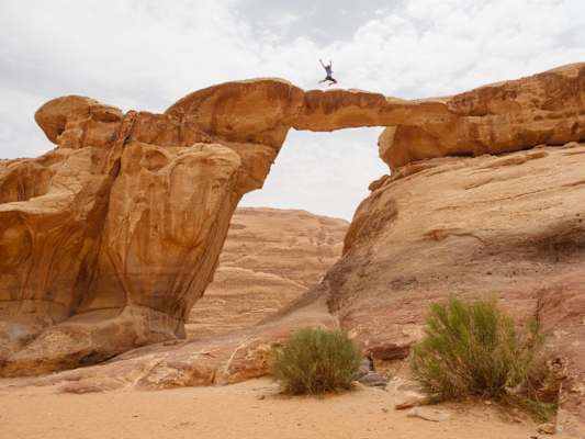 Jordanien Reise Klettern Wadi Rum