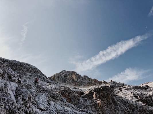 Ernst Merkinger wandert weit Karwendel