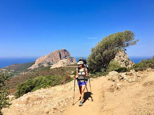 Korsika Wandern mit Kindern Capu Rosso