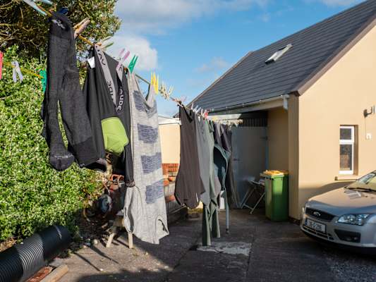 Waschtag im Bed and Breakfast Irland