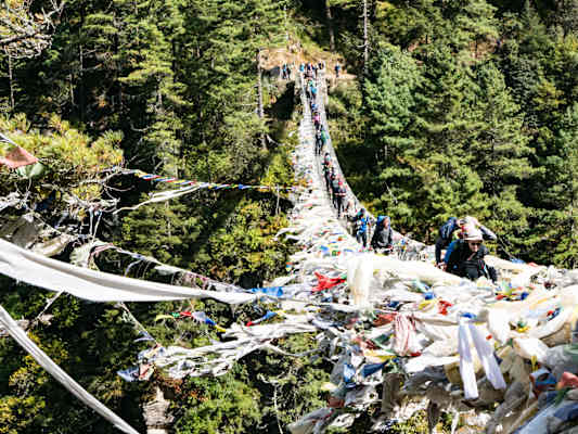 Hängebrücke Nepal