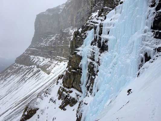 Eisklettern am Murchison Fall