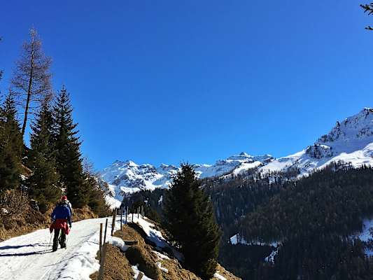 Aufstieg zur Stöckl-Alm