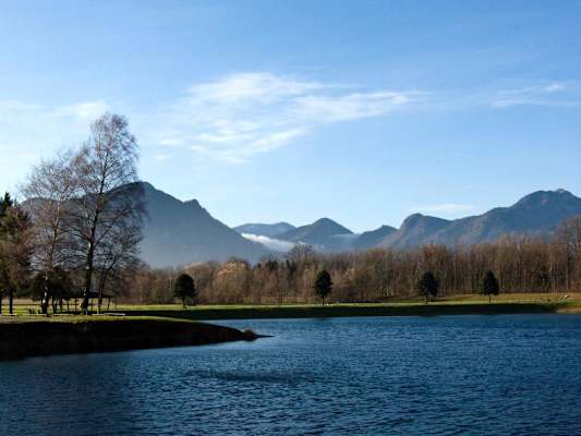Beim Ausgangspunkt in Unterpösnach