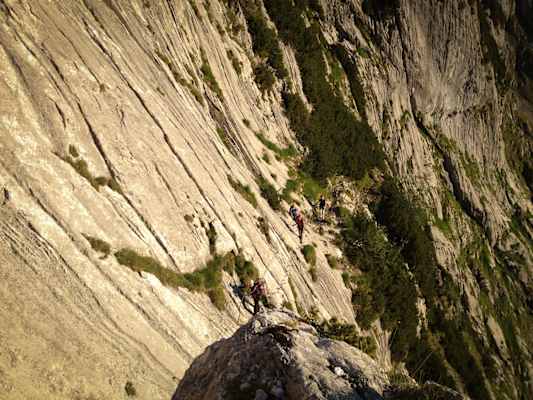 Das "Brett" auf dem Weg zur Zugspitze