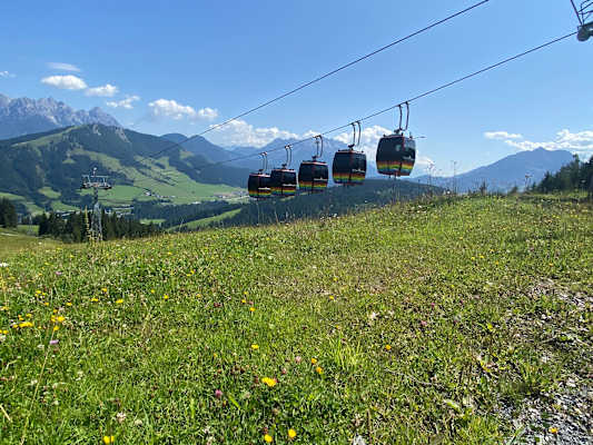 Gondeln zu den Streuböden