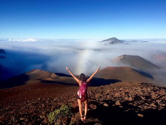Surreale Mondlandschaft im Haleakala-Nationalpark