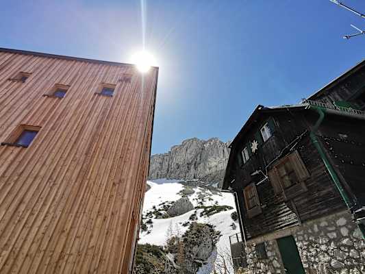 Die neue Voisthaler Hütte am Hochschwab