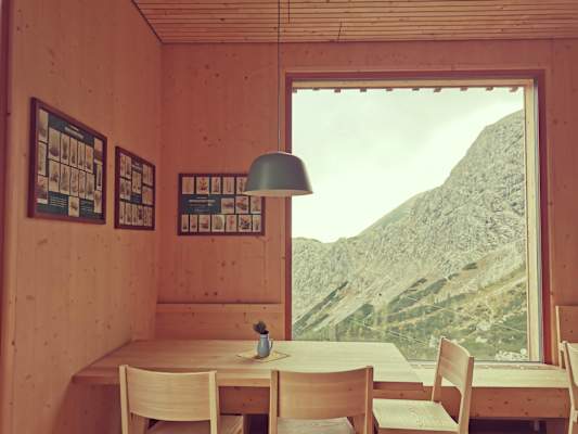 Die neue Voisthaler Hütte am Hochschwab