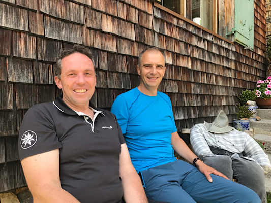Peter Kapelari vom Alpenverein und Dirk Preuss von Handl Tyrol