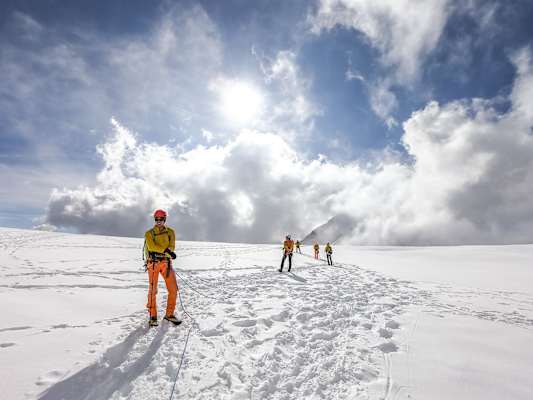 Grenzgletscher unterhalb des Liskamm