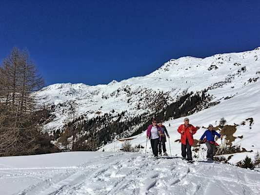 Schneeschuhwandern in Innernavis