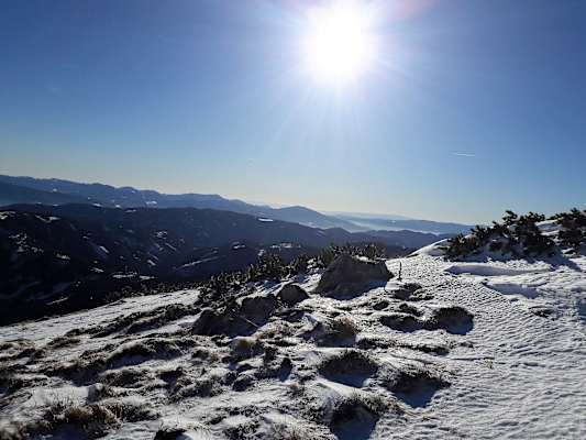 Unterwegs auf der Veitsch 