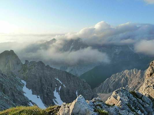 Abendstimmung über dem Karwendel