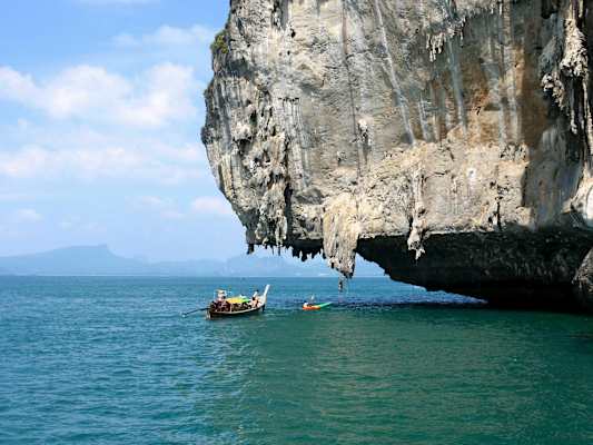 Deep Water Soloing in Thailand