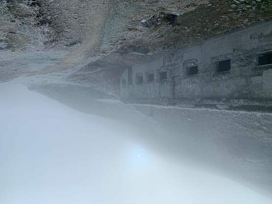 Bunker in den Bergen am Karnischen Höhrnweg