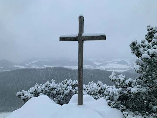 Gipfelkreuz am Peilstein