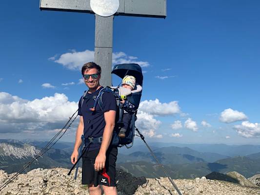 Julian Paschinger Wandern mit Kleinkind