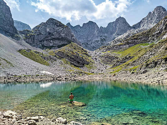 Großer Jezerca-See: Auszeit!