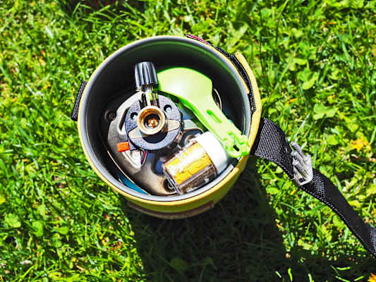 Campingausrüstung mit geringem Packmaß