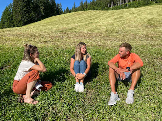 Verena und Pascal Hüttenpraktikanten