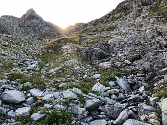 Weg zur Chamanna Coaz