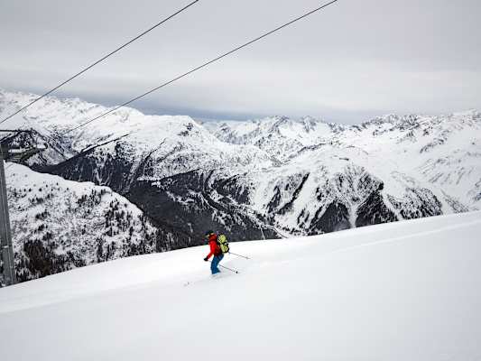 Skifahren am Arlberg
