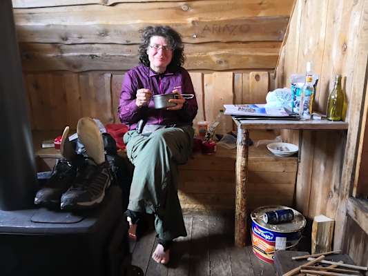 Weitwanderweg Södra Kungsleden Thürmer Christine Hütte