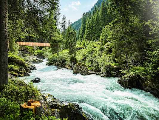 Am WildeWasserWeg, Etappe 1 im Stubaital