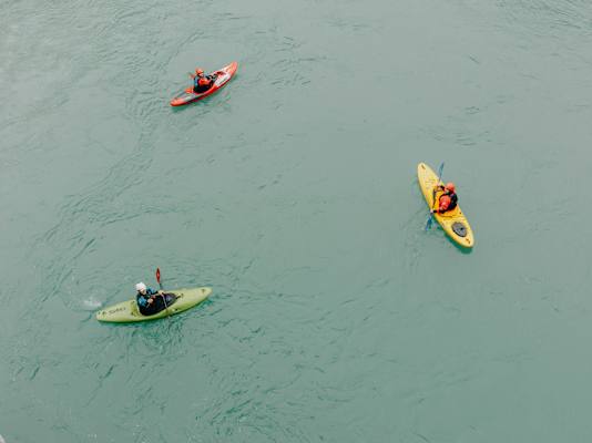 Trügerisch ruhig schaut hier der Fluss aus