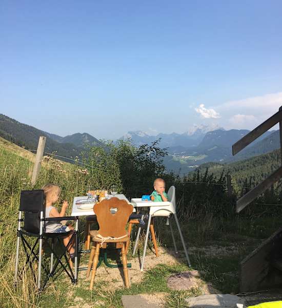 Reisen VW-Bus Kinder