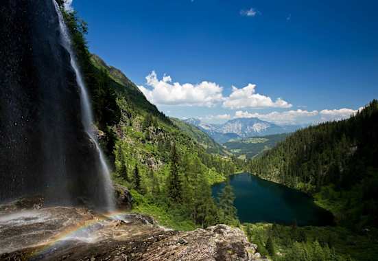 Die Hans Wödl Hütte beim Steirischen Bodensee